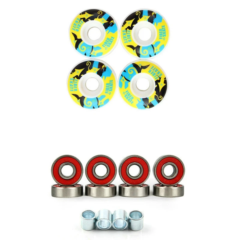 4 pezzi 52Mm x 32mm ruote da Skateboard PU parti di Skateboard ruote 99A ad alta densità