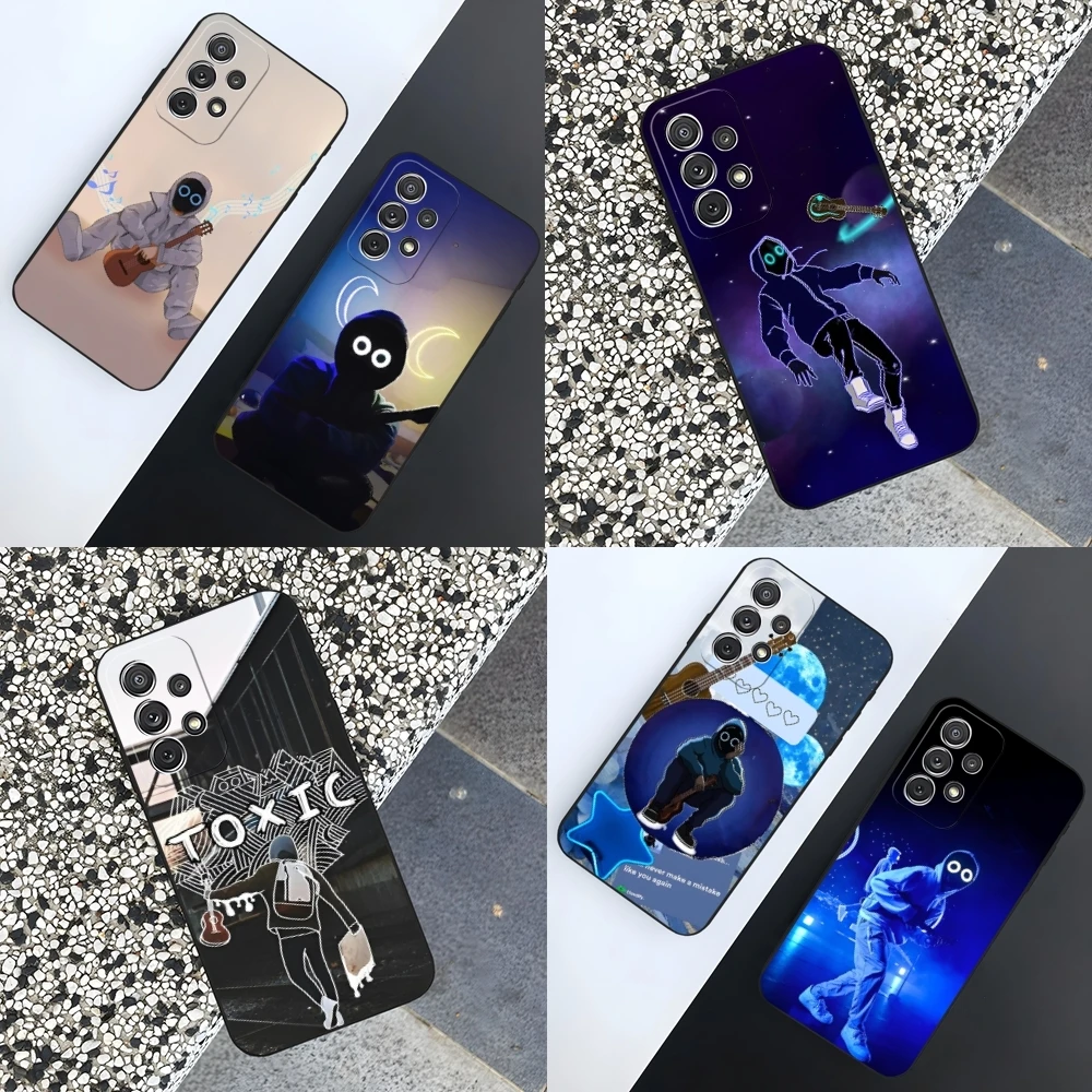 Boywithuke TOXIC IDGAF Phone Case For Sumsung Galaxy S24 S23 S22 S21 S20 A24 A34 A54 A53 N20 M54 Fe Plus Ultra Black Soft Cover