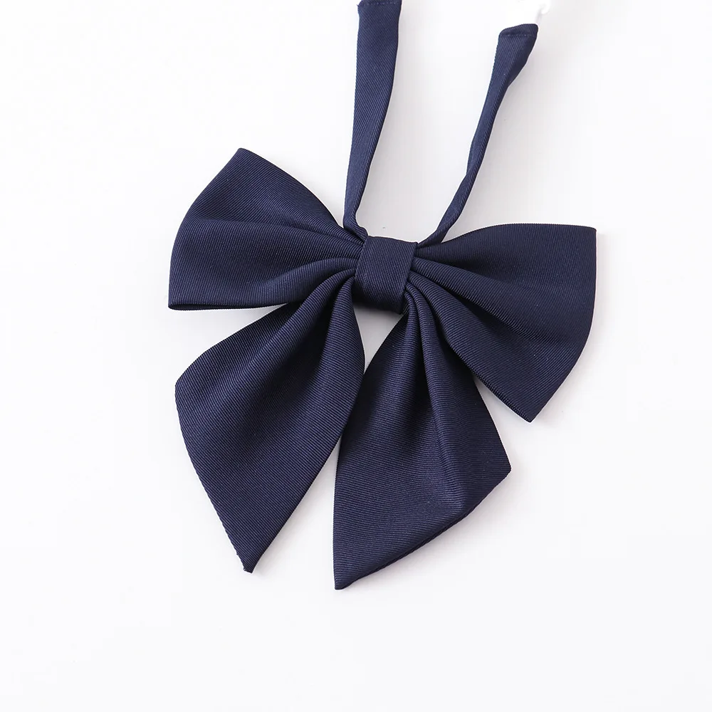 2024 New Satin Girls JK Uniform Bow Tie Japanese School Dresses Accessories Sailor Suit Collar Butterfly Cravat