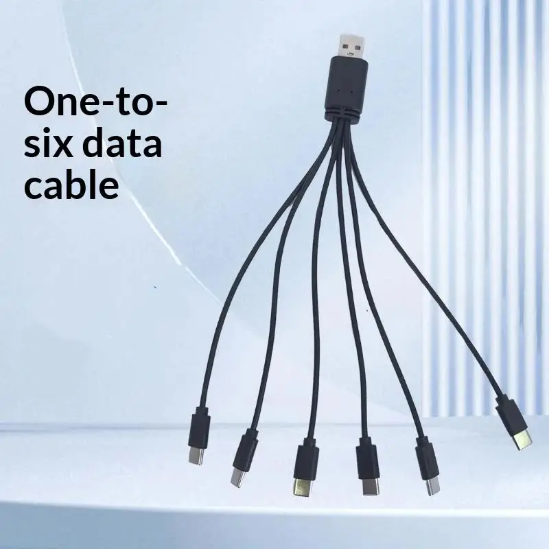USB to Type C Splitter Adapter 2-10 Port Multi Charging Cable Universal USB C Hub for Car Charging Home Office Travel Use
