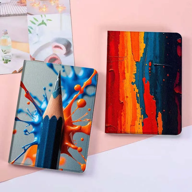 

Sharp Pencil Color Splatter For Vivo Pad SE 11 5 3 2 Pro 12.3 13 12.1 11.5 Air IQOOPad Foldable Tablet Case Gift