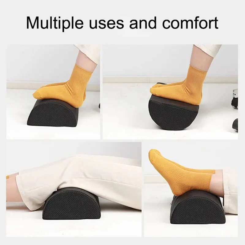 1PC Ergonomic Foot Pillow Semi-circular Column Relaxation Pad Supporting Home Office Computer Work Suitable For Pain Relief