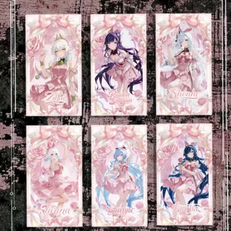 Wholesale Goddess Story Collection Card Duoduo Culture Card Brick Acrylic Enamel Sakura New Year Drama Game Booster Trading Card view 3