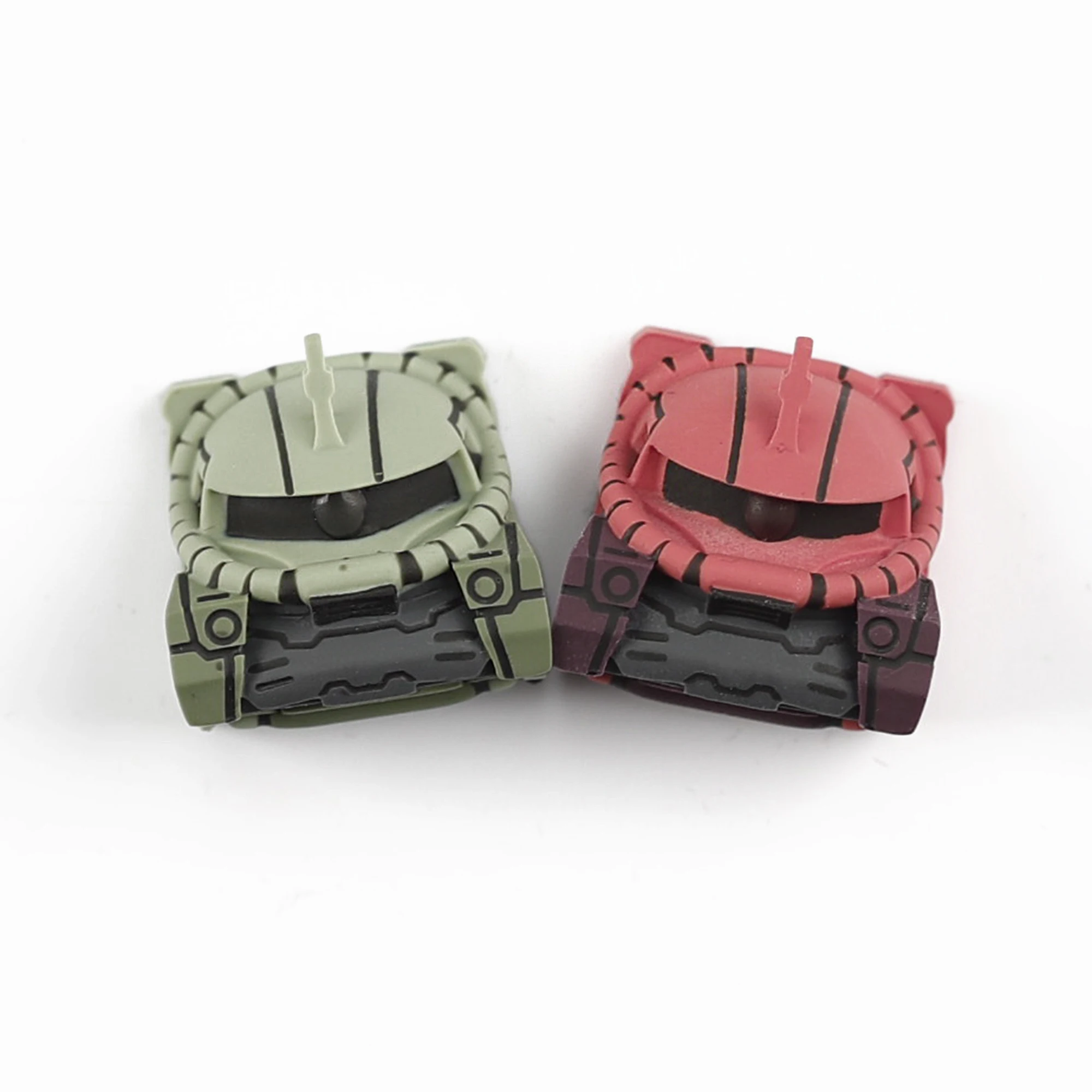 YMDK Artisan Armor Helmet Keycap 3D Tactical Warrior Style Red Green Personalized Keycaps for MX Switch Mechanical Keyboards