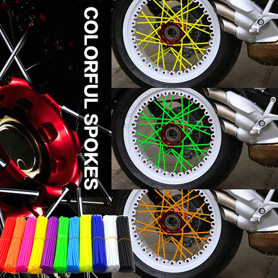 Universal Motocross Dirt Bike Off Road cover wheel rim spoke moto For Motorcycle Accessories Derbi Senda Cafe Racer Mt09