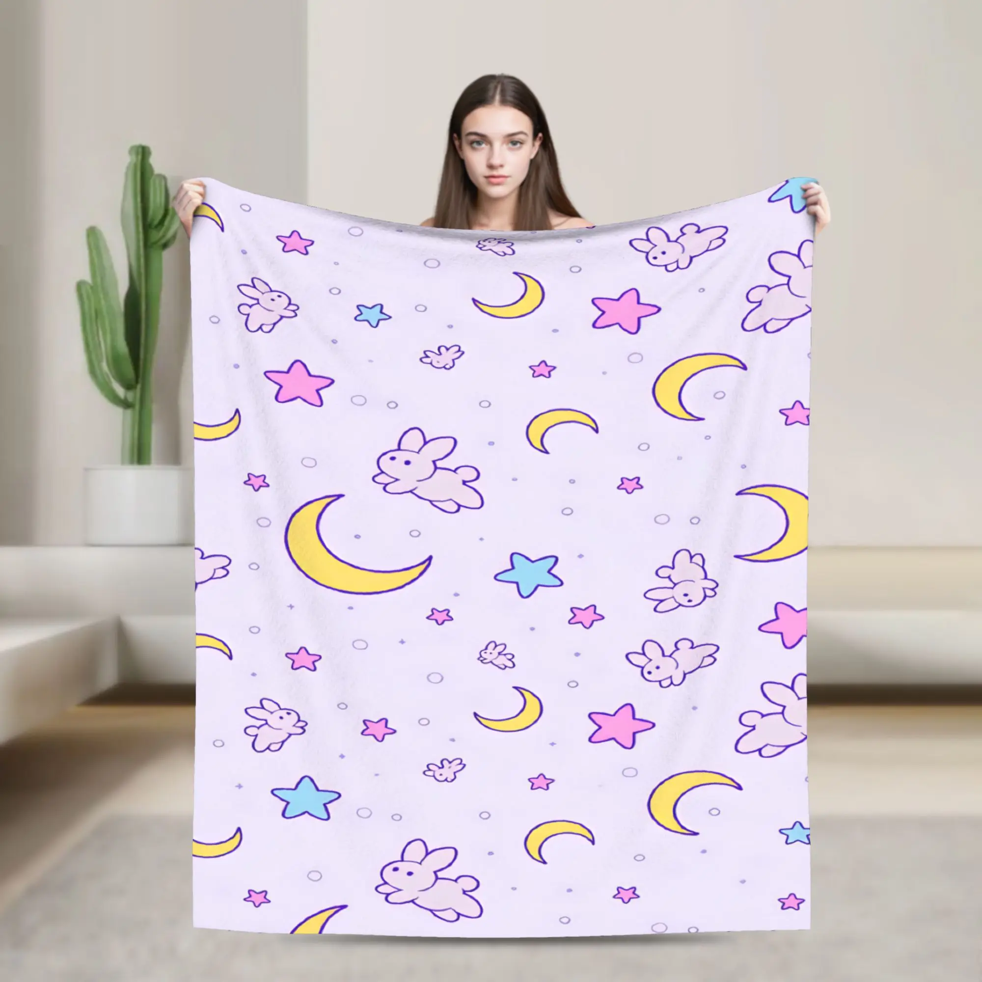 S-Sailor M-Moon Anime  Blanket  Decorative Flannel Bedding Throws For Couch Bed Warm Soft Design Quality Bedspread Gift