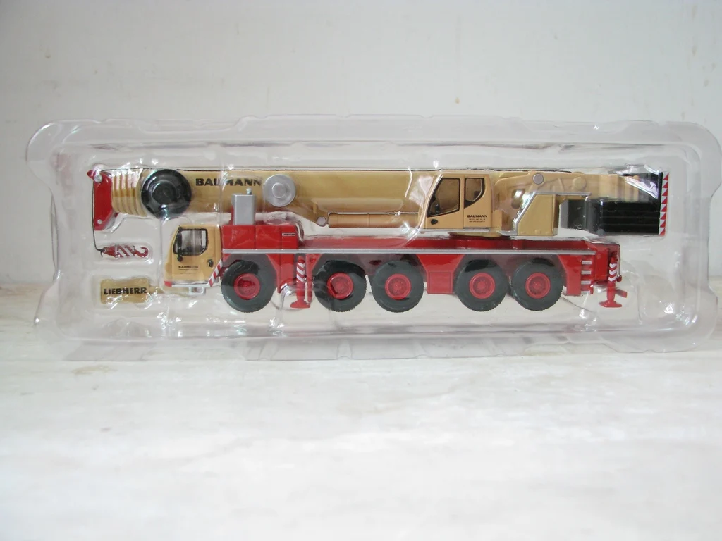 دييكاست 1:87 IMC مقياس LIEBHERR LTM1250-5.1 BAUMANN سبيكة سيارة نموذج تحصيل لعبة هدية تذكارية عرض حلية