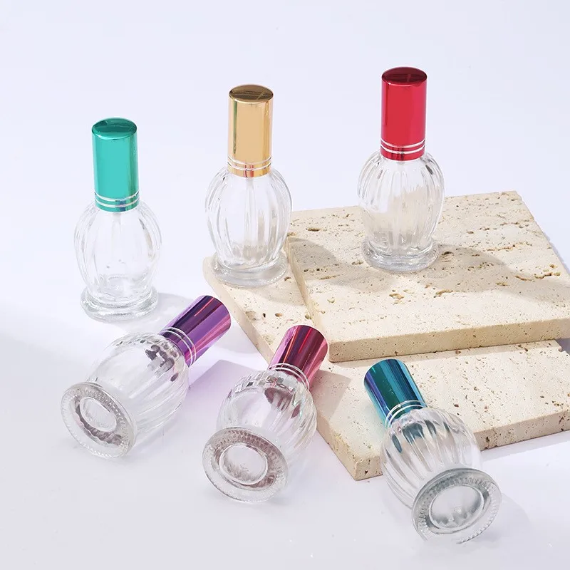 15ML Perfume Bottle Atomizer Liquid Cosmetics Containers High-end Glass Refillable Bottles Empty Sample Spray Bottle for Travel