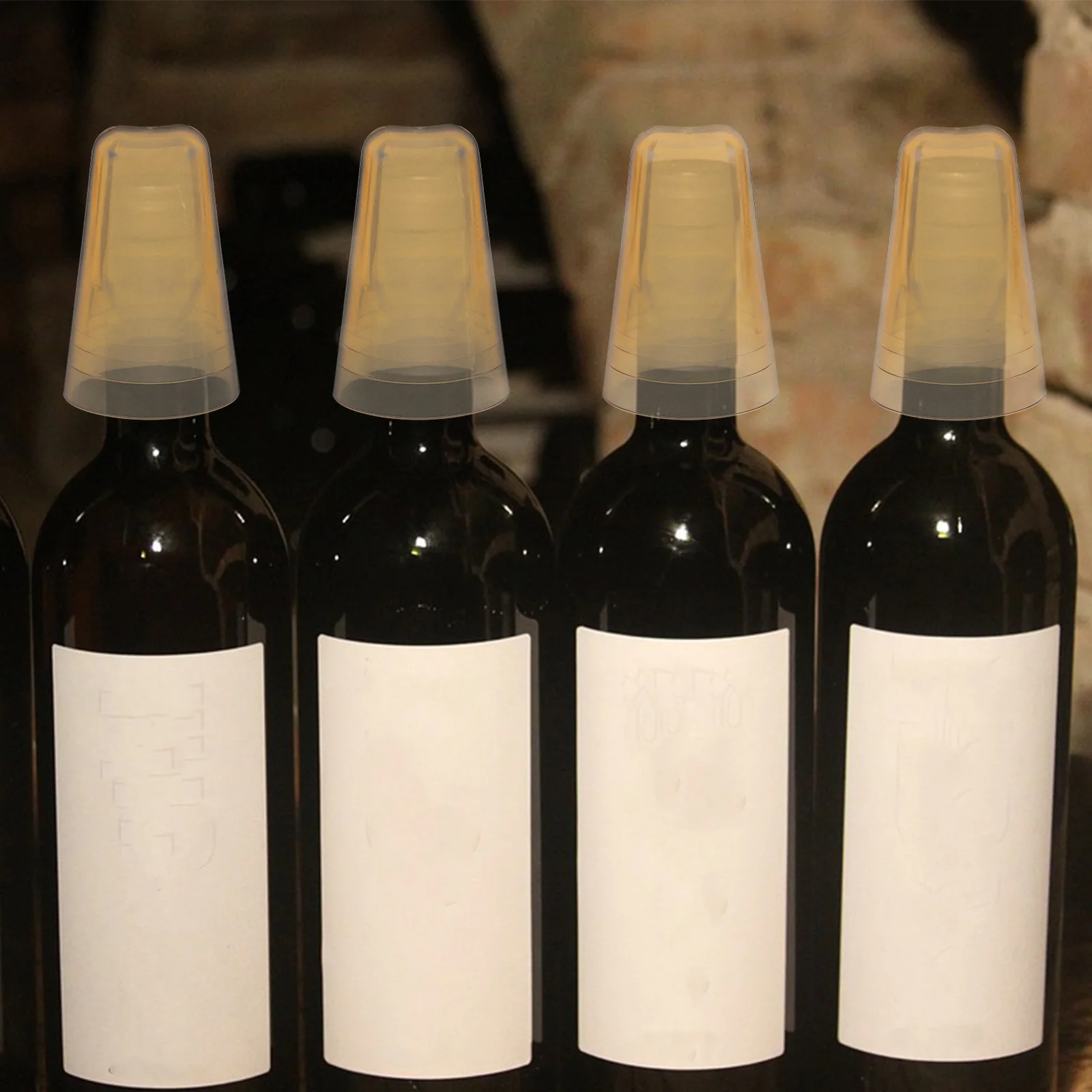 

6pcs Beverage Pour Spout Cap Wine Bottle Cover Protector Spill Proof Seal Easy Pour Kitchen Accessories Universal