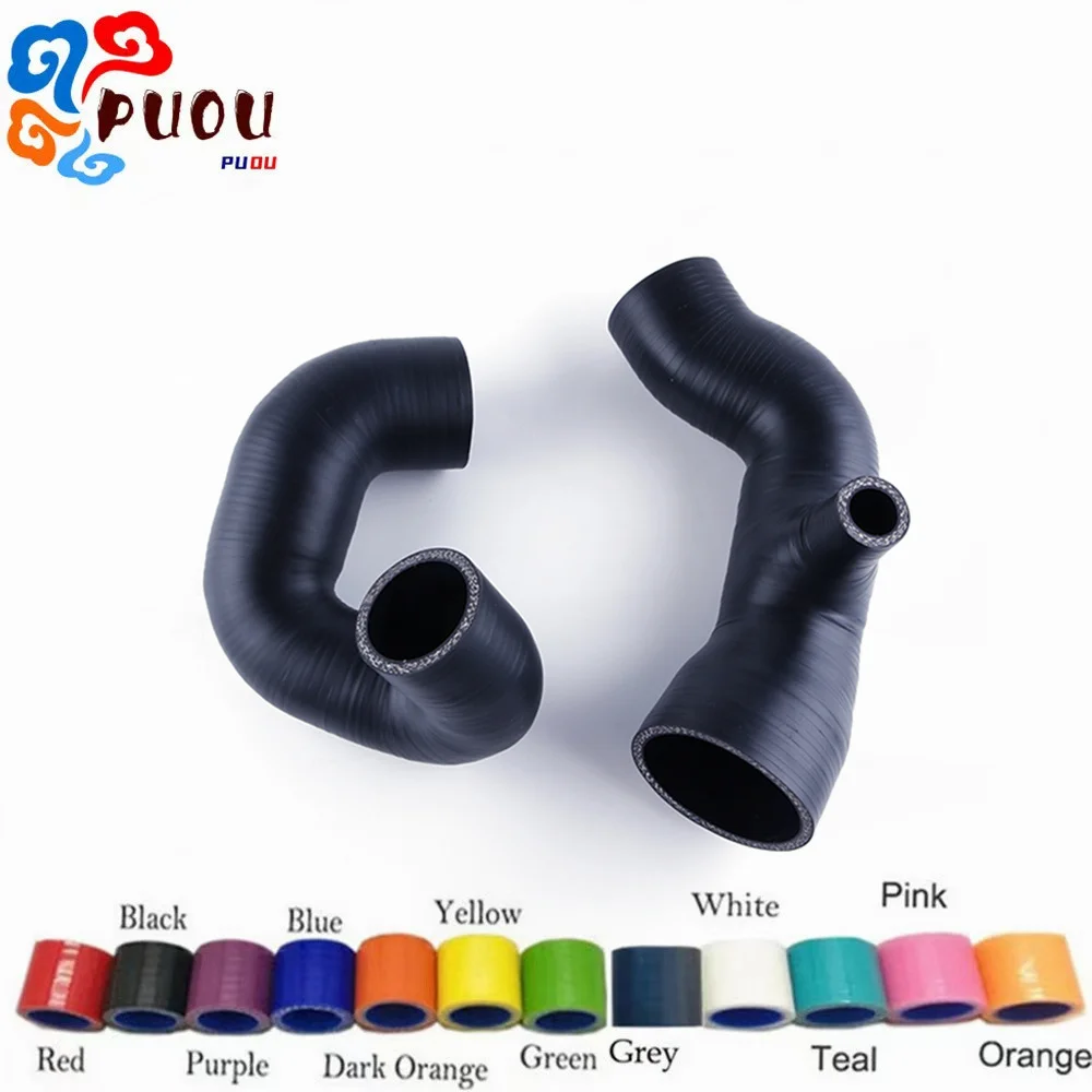 For Lancia Delta HF Integrale 16V /EVO I II 4WD Silicone Turbo Intercooler Hose 4-PLY 2Pcs Tube