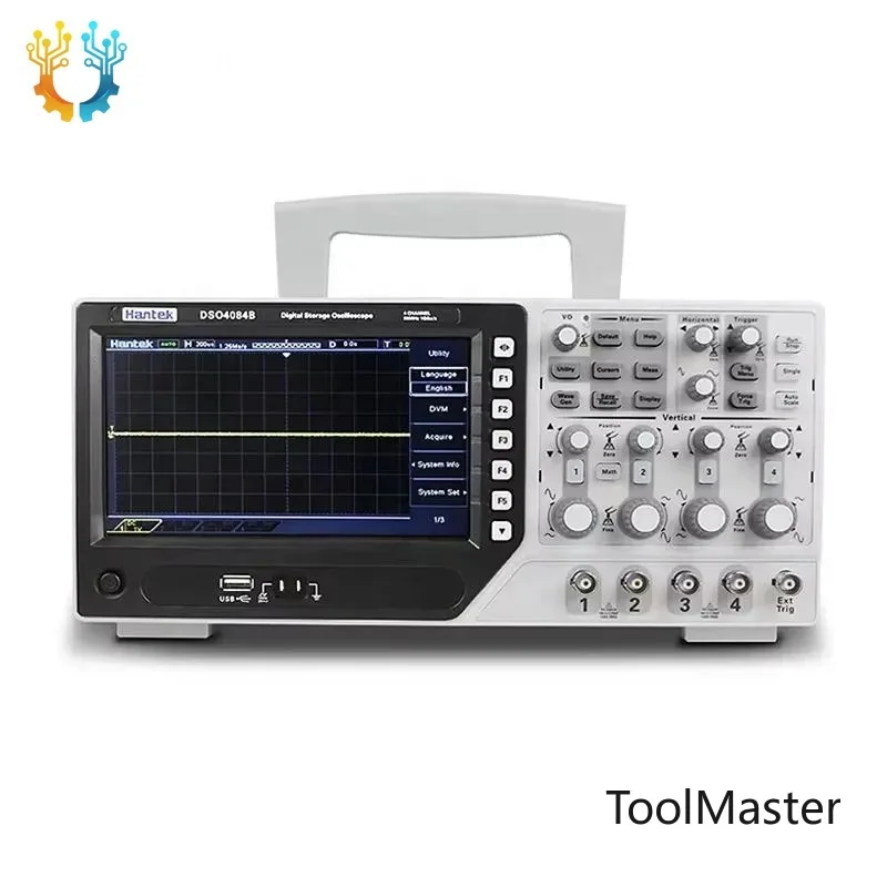 

【2026】DSO4104B 4-Channel Digital Oscilloscope For Automatic Measurements With 7-Inch TFT LCD And SCPI Command Support