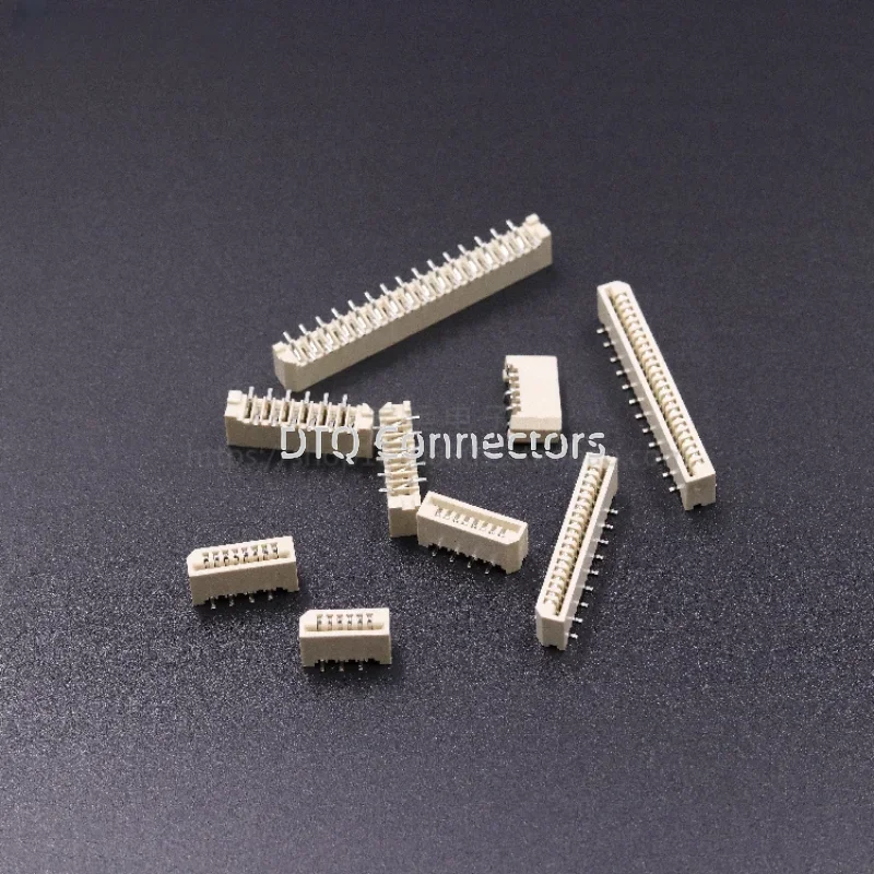 10PCS 1.0mm FPC/FFC Connector LCD Flexible Flat Cable Socket Double Row SMD Vertical Type 4 6 8 10 12 14 18 20 22 24 26 30 Pin