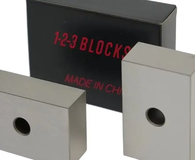 Hole Steel 1-2-3 Blocks Set Matched Pair 1