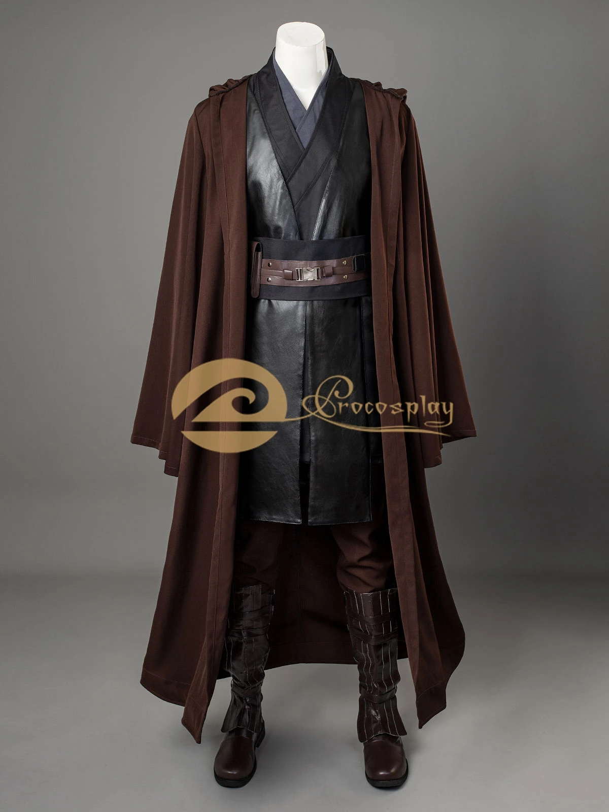 

Anakin Cosplay Costume Episode III Skywalker Men Jedi Uniform Upgraded Clothes for Halloween Party