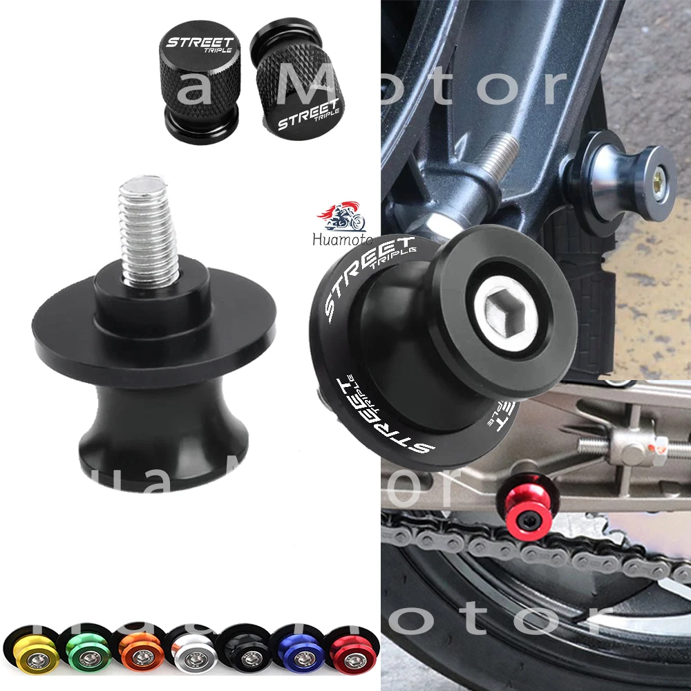 7 Colors For Triumph Street Triple 765 Motorcycle Accessories Swingarm Spools Sliders Stand Screws Bolts New