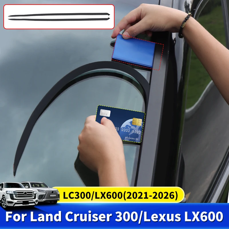 

Windshield Weatherstrip,For Toyota Land Cruiser 300,Lexus LX600 2021-2026 Car Accessories Anti-Noise Dustproof Gap Filler Trim