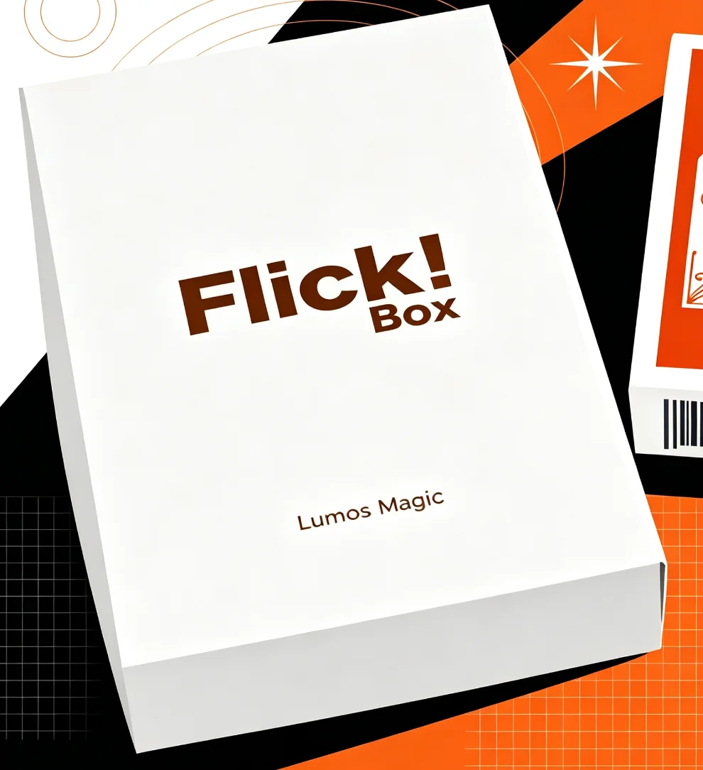 Flick Box By Yuji Enei Magic Tricks Flick Card Box Appear Vanish Coin Bill Magia Visual Change Illusions Gimmick