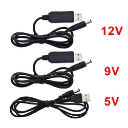 USB power boost line DC 5V to DC 9V / 12V Step UP Module USB Converter Adapter Cable 2.1x5.5mm Plug