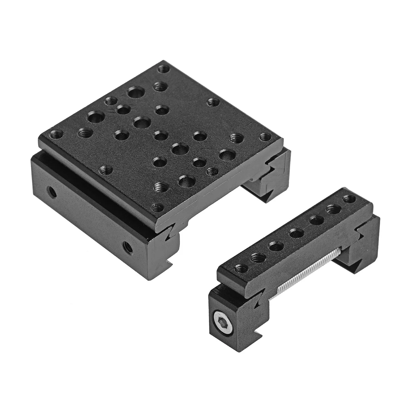 Aluminum alloy cabin tube mounting seat Akka interface front and back two aluminum tube fixing plate