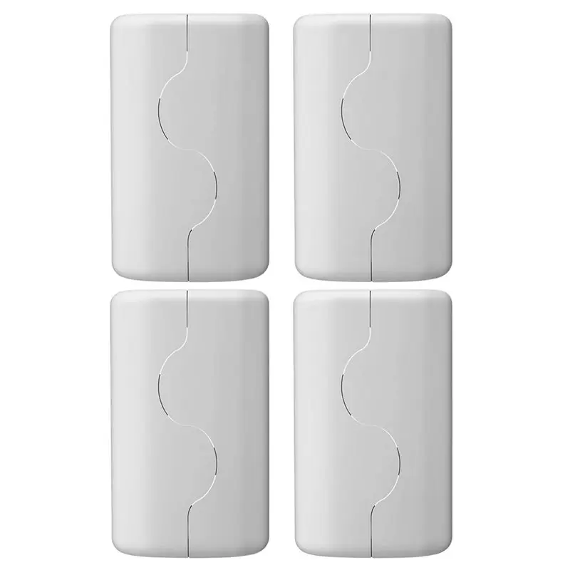 

Large Electrical Plug And Adapter Receptacle Box 4Pack Safety Outlet Cover Wall For Baby-Proofing