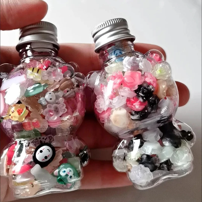 Hello Kitty Sub-bottle 50ml Plastic Bottle Cartoon Bottle Candy Bottle Wish Origami Storage Bottle Soluble Bean Bottle