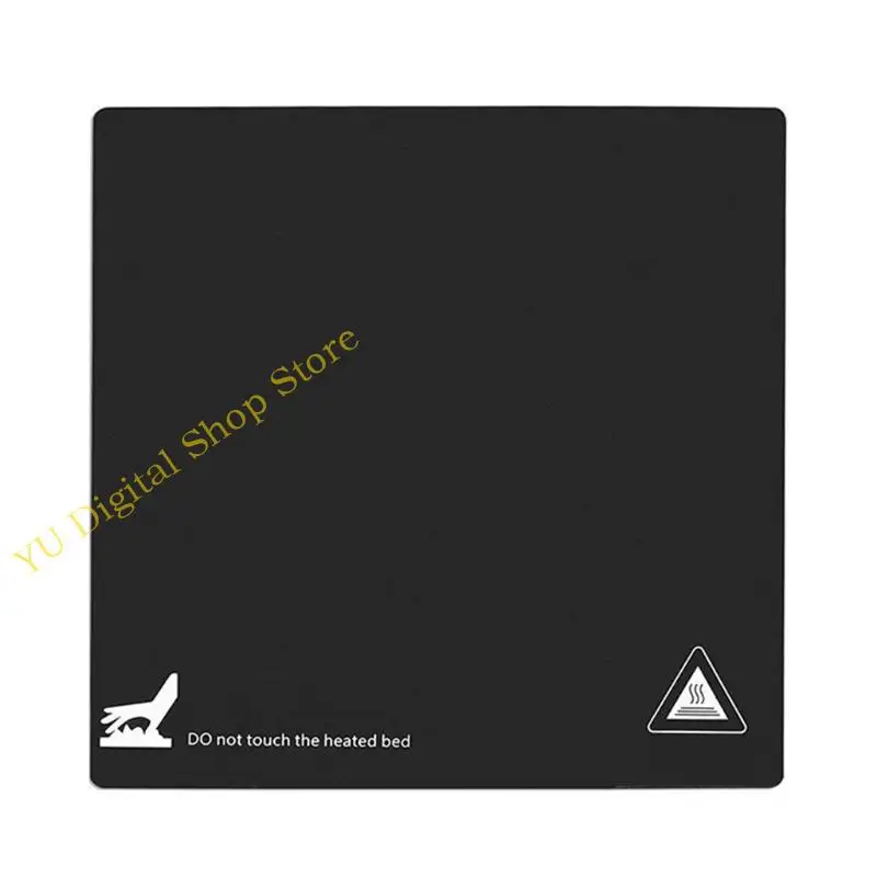 

96BA 3D -принтер тепловой кровать Стикерная лист 9.25x9.25IN Квадратная кровать лента для Ender 3