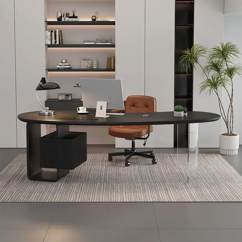 

Office Computer Desk Workbench Home Desk Light Luxury Modern