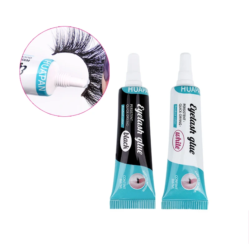 Professional Quick Dry Clear-white/black False Eyelashes Makeup Adhesive Grafting Eyelashes Glue Waterproof Cosmetics 7ml