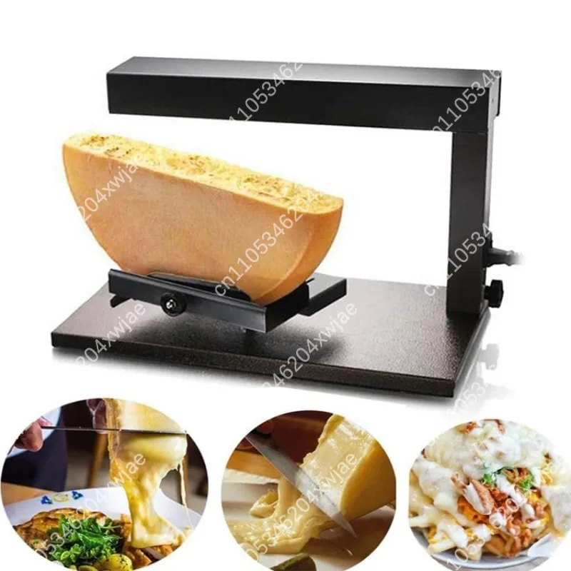 Stainless Steel Countertop Cheese Melting Warmer Semi-Circle Design Adjustable Thermostat for Pizza Pasta & Fondue