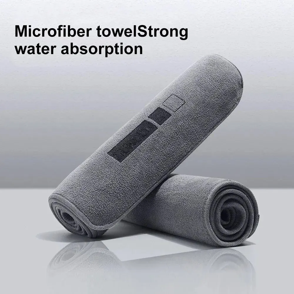 40x40cm Car Wash Towel High End Microfiber Soft Drying Cloth Auto Body Cleaning Double Layer Plush Thicken Water Absorption Rag