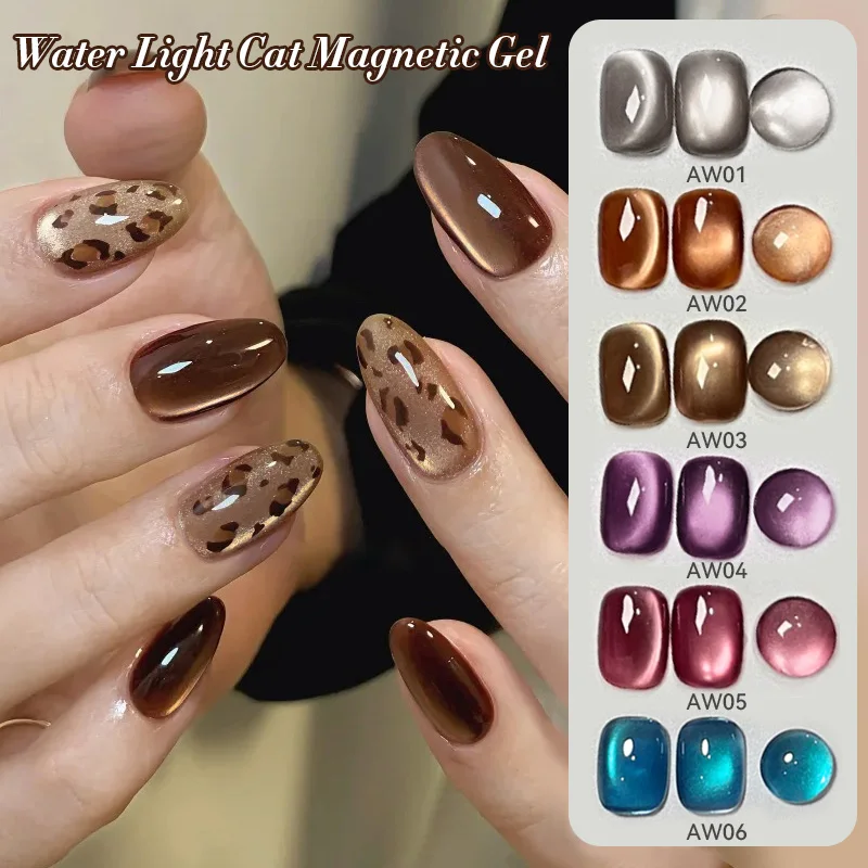 BORN PRETTY 10ml Cat Magnetic Eye Gel Polish Glass Bead Crystal Soak Off UV LED Nail Art Salon Semi-Permanent Varnish Manicure