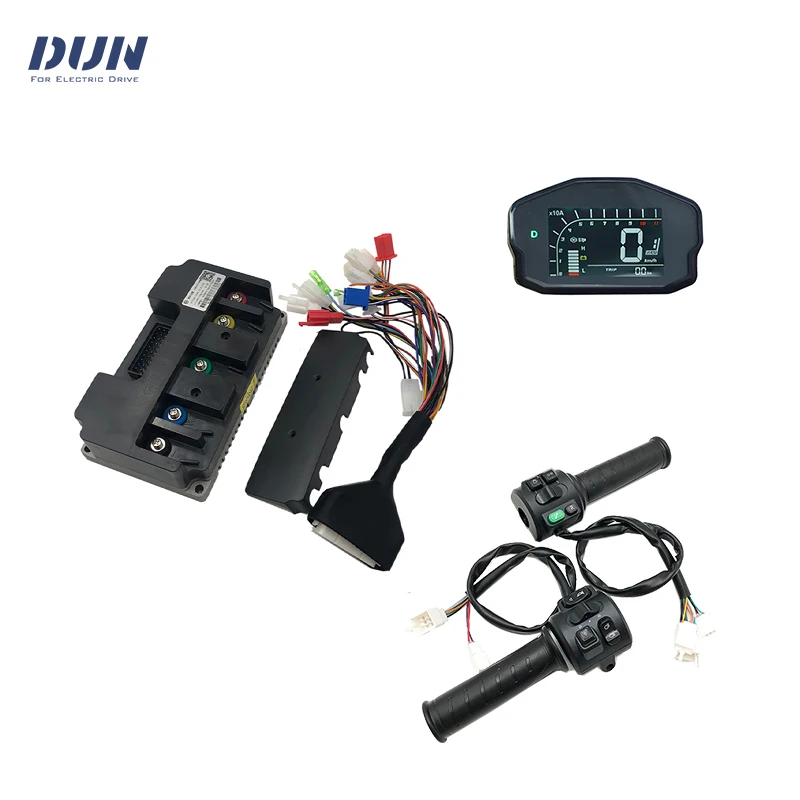 

Синусоидальный контроллер Nanjing Fardriver ND72260 48 В-72 В 80 А 1–2 кВт BLDC со спидометром с дисплеем DKD и дроссельной заслонкой T08