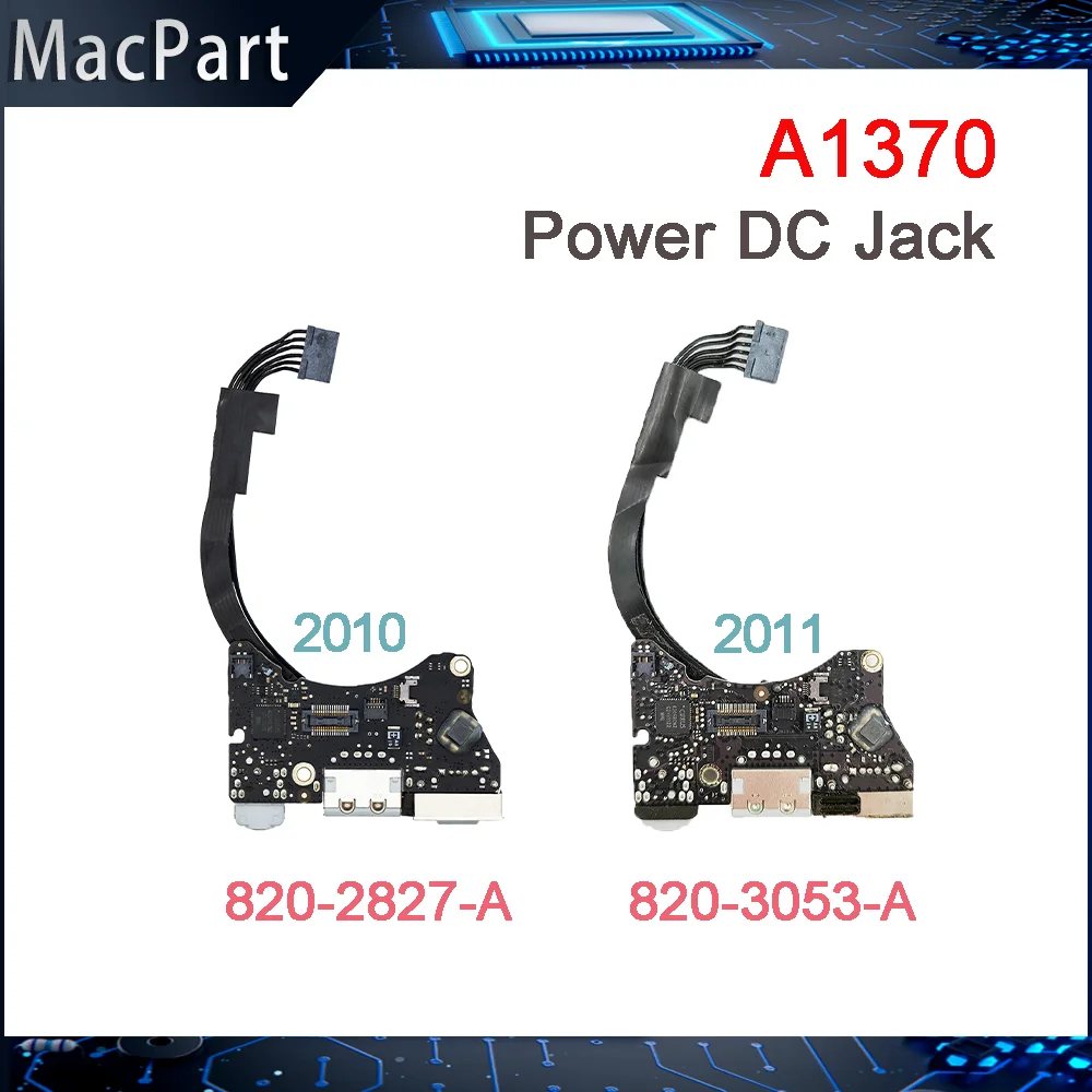 Oryginalna płyta audio USB DC I/O Jack Power 820-2827-A 820-3053-A dla Macbook Air 11 "A1370 2010 2011 rok