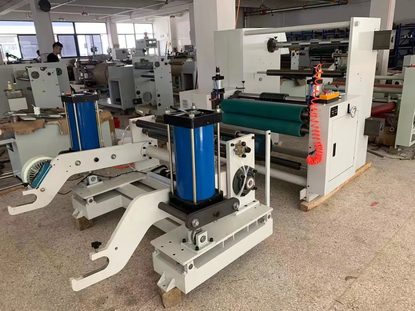 Adhesive  Jumbo Slitting and Rewinding Machine  Production Capacity 500m/min