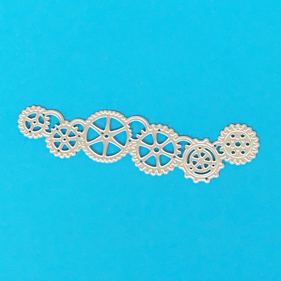 

Gear unit Scrapbooking Cutting Dies Yiwu stock clearance DIY Paper gift Card Making metal craft Album