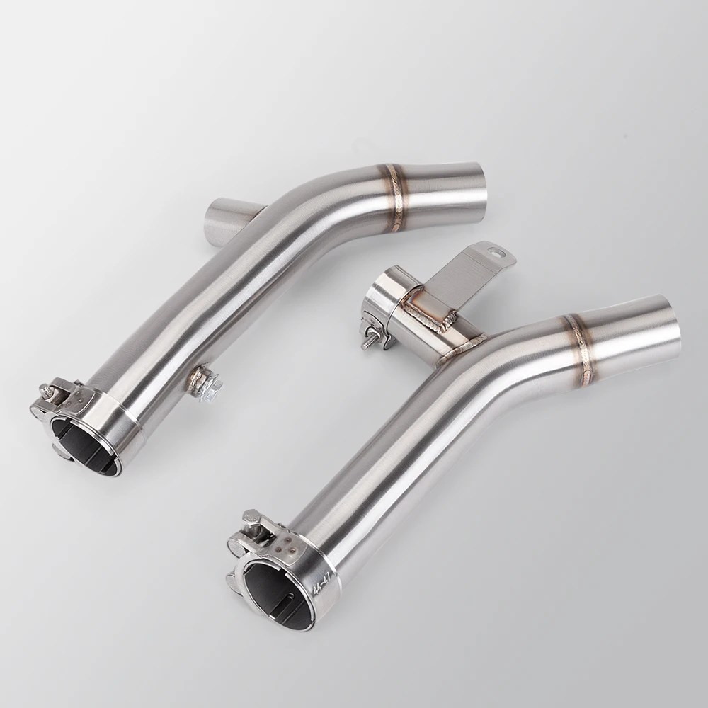 

Motorcycle Exhaust System Mid Pipe for GSX 1300 R 2008-2017 Center Link Tube Muffler Accessories