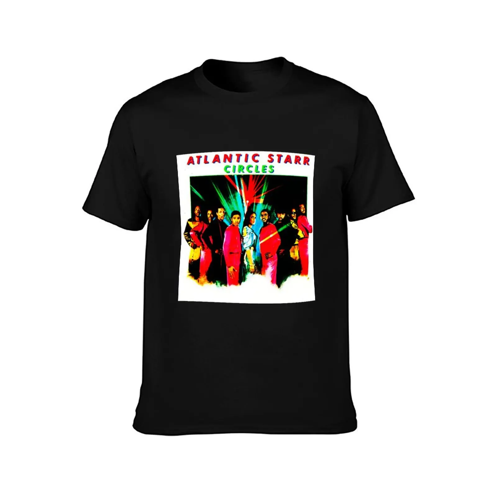 CIRCLES GROUP BAND BAHAGIA ATLANTIC STARR POPULAR T-Shirt Casual Streetwear Short Sleeve Tee T-Shirt
