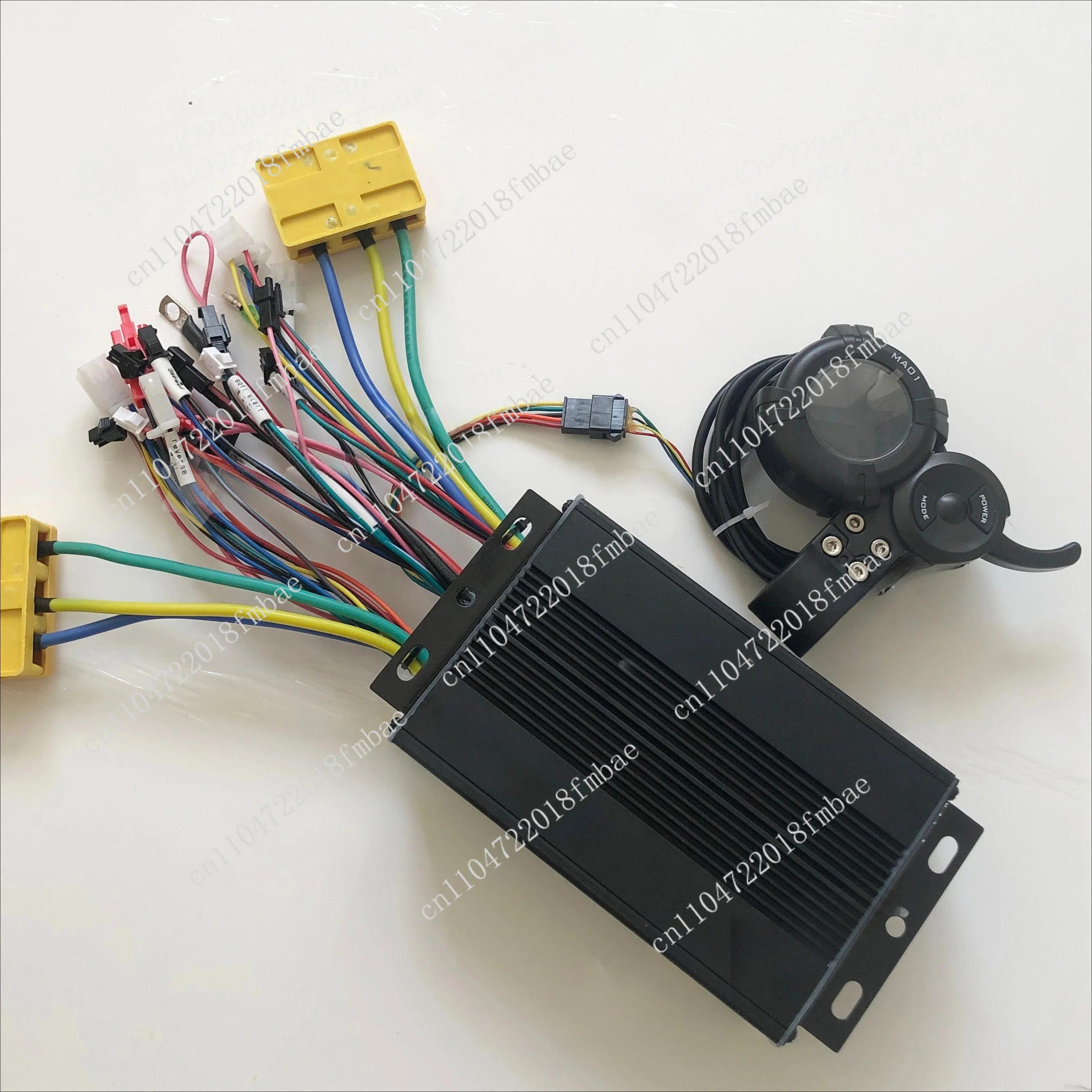 Sine Wave Drive Controller Set 50A +50A 48V 60V 72V With Damao Display For Dual Motor Hub 1600W 2000W 3000W 4500W