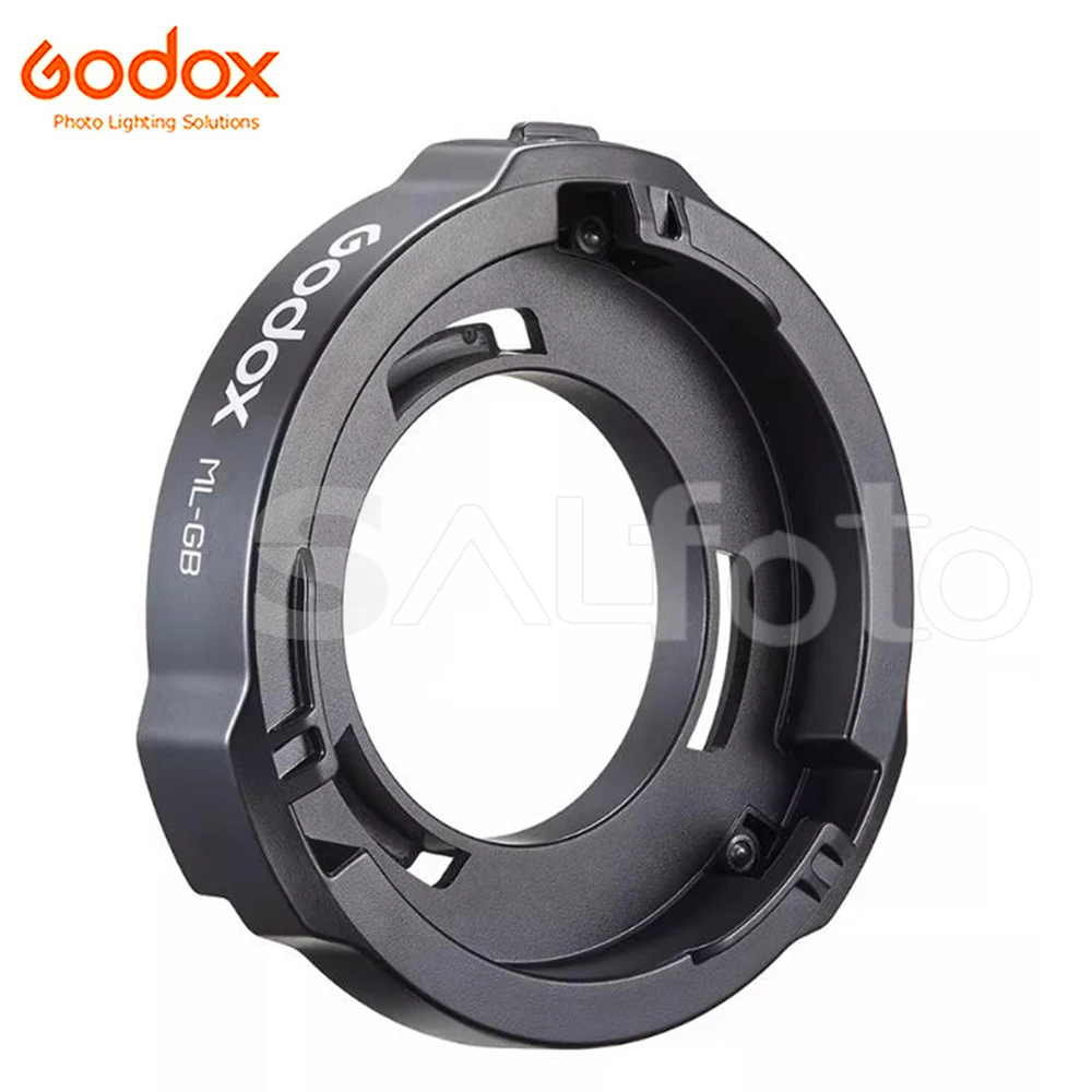 Godox Mount to Bowens Mount Adapter Ring ML-GB for Godox AD300Pro II AD400Pro II ML100Bi ML100R ML60IIBi ML80Bi ML150Bi ML60/Bi