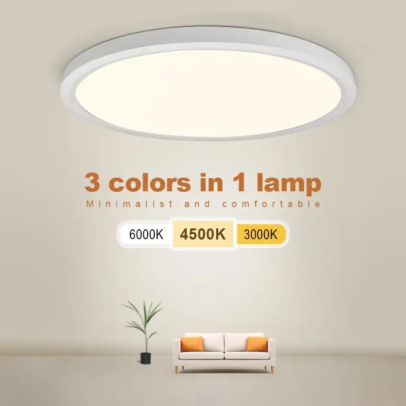 

MARPOU LED Ceiling Lamps Ultra Thin Bedroom Light AC 100-240V Warm White Cold White Natural White living Room Bedroom Foyer