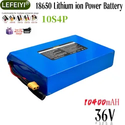 36V 10S4P 10.4Ah high-capacity lithium battery,suitable for electric bicycles and scooters. High power battery with built-in BMS