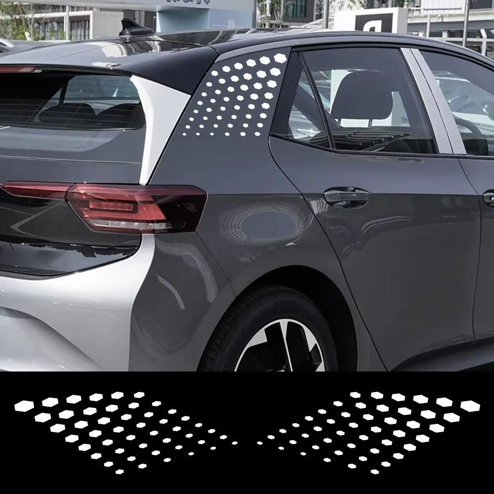 

For Volkswagen ID.3 Rear Window Sticker Modification, Wing Side Badge Decal, Body Sticker, Decorative Special Window Film