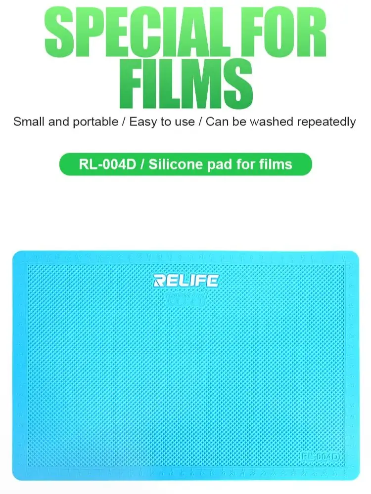 RELIFE Silicone Anti-Skid Mat, RL-004D, Multi-Function, Heat Insulation, Mobile Phone Repair Film, Silicone Pad, Washed Support