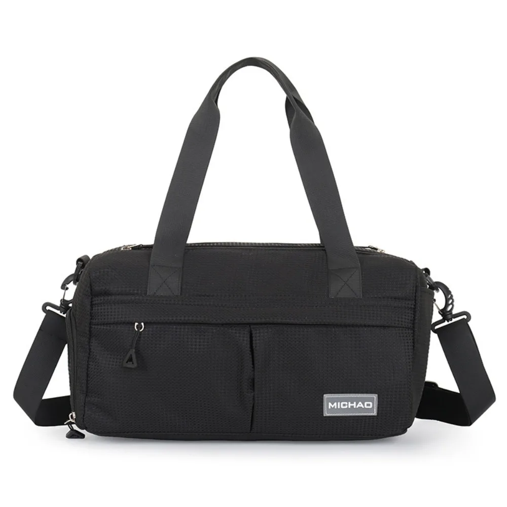 

Shoe Compartment Travel Duffel Bag Dry and Wet Separation Large Capacity Swimming Tote Bag Multi Pocket Nylon Fitness Handbag