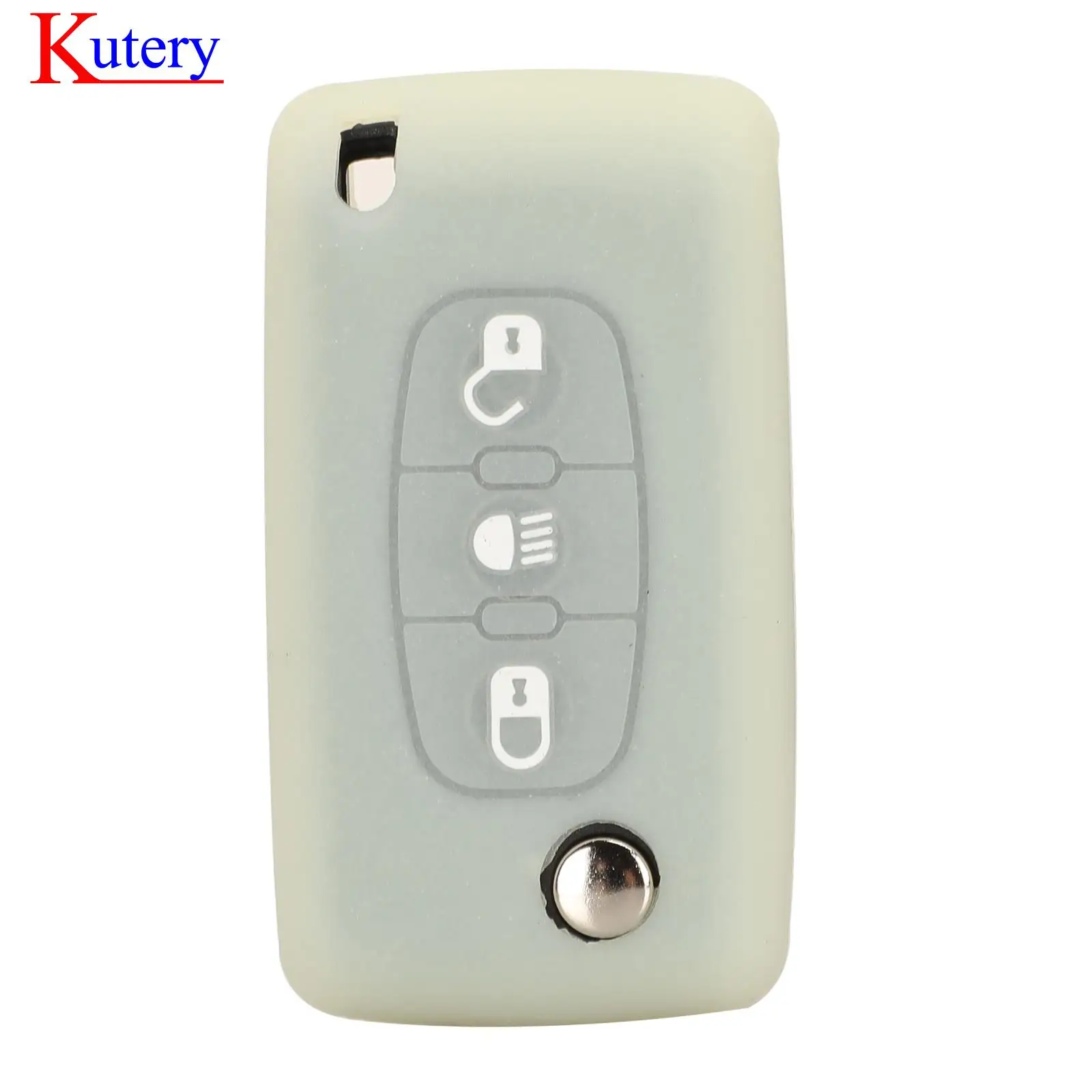 jingyuqin 3 Button Smart Remote Color Rubber Silicone Car Key Cover Auto Case For Citroen C4 C6 C4 Picasso C5 Protector Replace