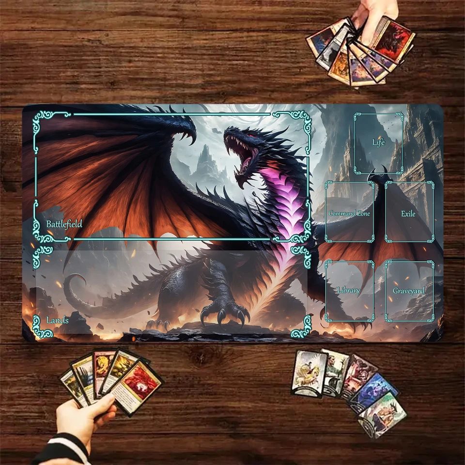 ドラゴン化 mtg プレイマット Amazon | MTG 30th 邪悪を打ち砕く シヴ山のドラゴン プレイマット