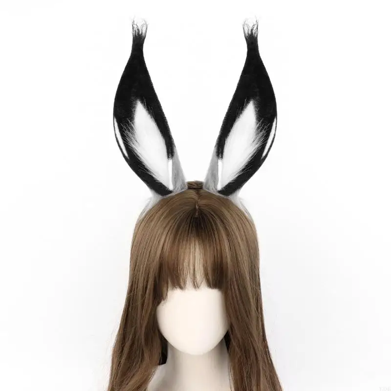 

Y3NE Animal Ear Headbands Soft PlushHairband Photo Props Costume Hair Accessories For Christmas Stage Performances