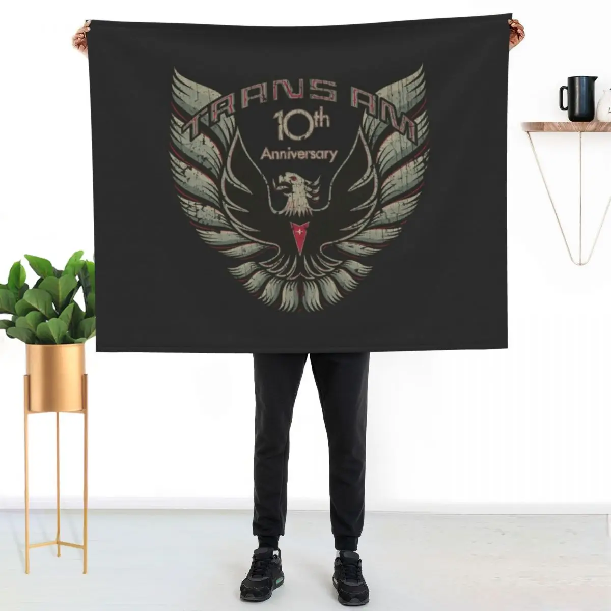 Trans Am 10th Anniversary 1979 Throw Blanket Luxury Brand Luxury Throw Giant Sofa Personalized Gift Furry Blankets