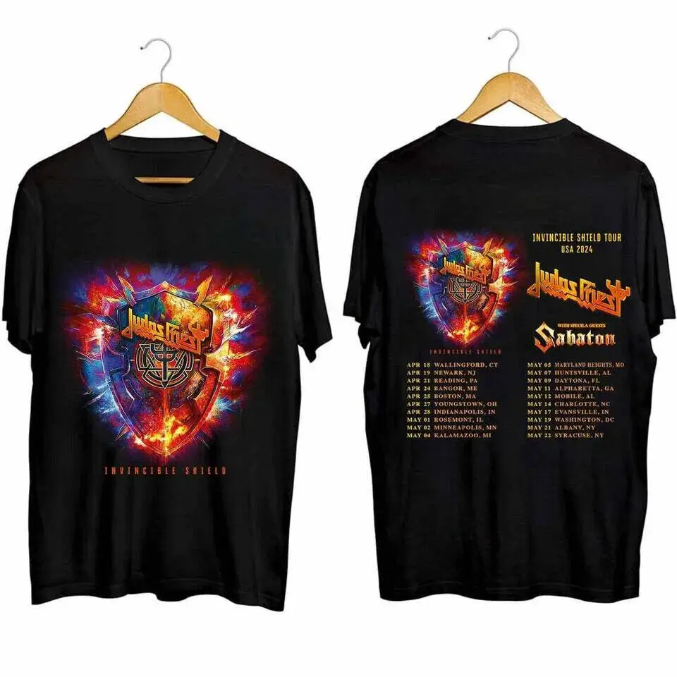 Judas Priest Invincible Shield 2024 Tour T-Shirt