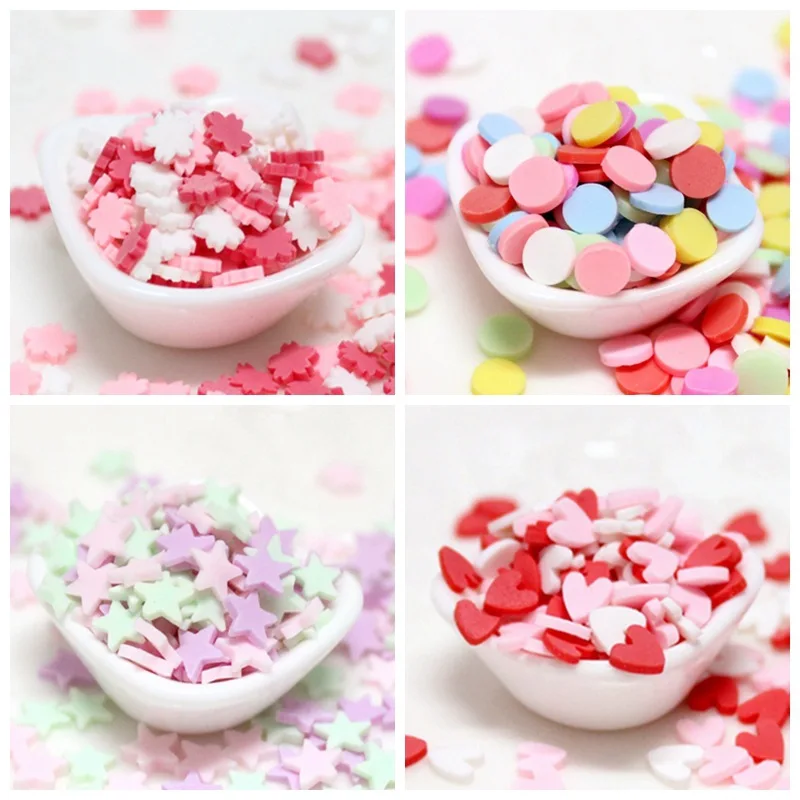 50g 33styles Polymer Clay decoration accessories Miniature Craft Supplies Kawaii Cabochons DIY Scrapbooking Crafts diy Material